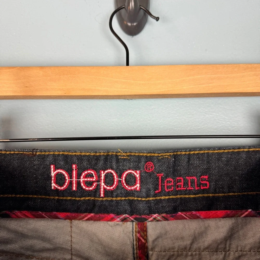 Biepa Jeans Women's 28 Patchwork Denim Jeans Pants‎ Americana Patriotic Hip Hop